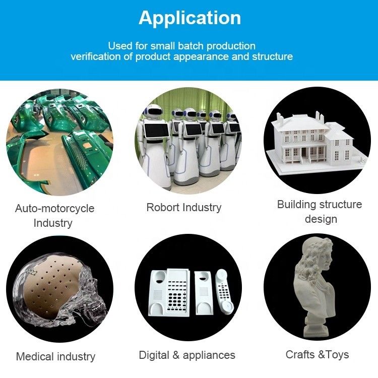 Parti di fabbricazione industriale di resine di plastica resistenti alle alte temperature Micro-meccanica Sla 3d Printing Prototype Service